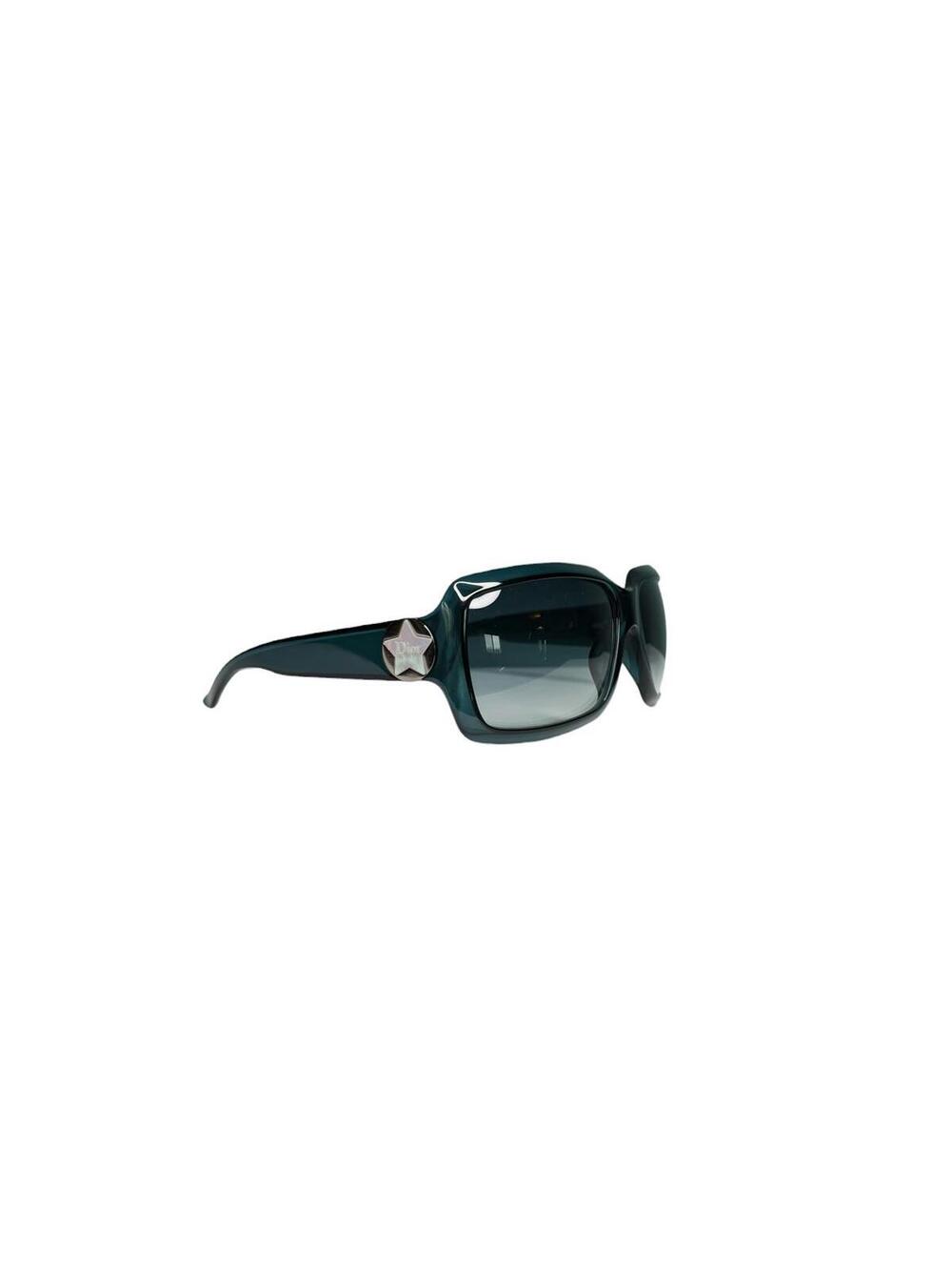 Dior Starshine 1 Galliano Y2K Siren Teal Smoke Sunglasses